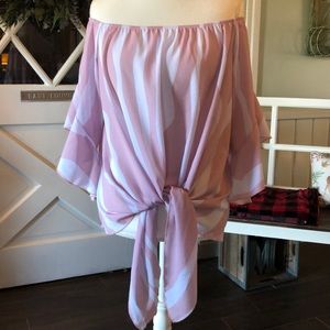 Off the shoulder blouse